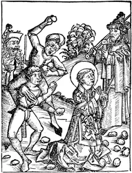 Pyhä Stefanus, ensimmäinen kristitty marttyyri C36 1493