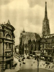 Pyhän Tapanin katedraali, Wien, Itävalta, c1935.