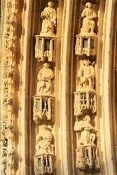 Pyhän Tapanin katedraalin arkisto. Yksityiskohdat, Bourges, Ranska