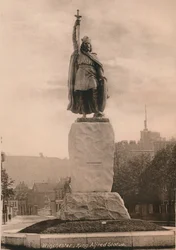 Kuningas Alfred Suuren patsas, Winchester, Hampshire, 1900-luvun alku