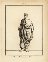 Rooman keisari Claudiuksen, Tiberius Claudius Caesar Augustus Germanicuksen patsas