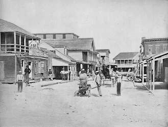 Street Key Westissä, Floridassa, 1897.