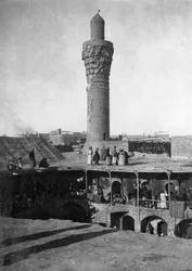 Al-Ghazl Minareet Market, Bagdad, Irak, 1917-1919