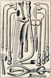 Kirurgiset instrumentit, 1639, 1903