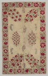 Suzani: divaanin kansi, 1700-luku.
