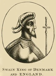 Swain, Tanskan ja Englannin kuningas, 1700-luku.