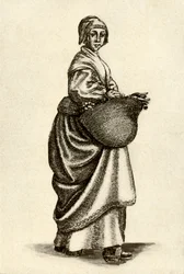 Ruotsalainen puukengät, 1640, 1937.