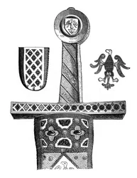 Kaarle Suuren miekka, 800-luku, 1870