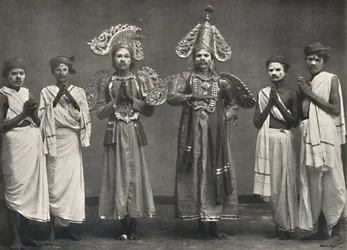 Kohtaus Shakuntalavilasasta, Shakuntalan näytelmästä 1926