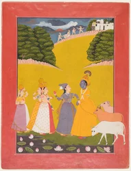 Tietullien ottaminen, Dana-lila, n. 1760.