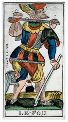 Hullun Tarot-kortti, Jergot Tarot, 1600-luku.