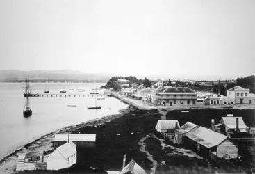 Tauranga, Bay of Plenty, North Island, Uusi-Seelanti, 1875