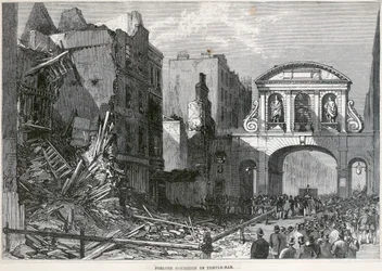 Temple Bar, Lontoo, 1877