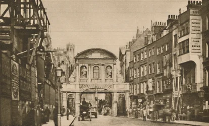 Temple Bar: Kaupungin raja Strandissa vuonna 1878, n. 1935.