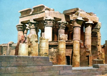Kom Ombon temppeli, Egypti, 1900-luku