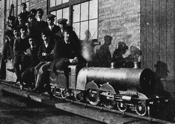 Pienikokoisen Atlantin moottorin testaus Northamptonissa, 1926