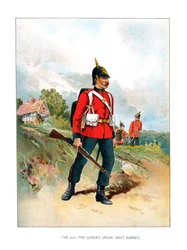 Toinen, The Queens Royal West Surrey, 1890