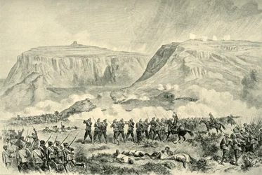 Abessinian retkikunta: Arogeen taistelu... Pitkäperjantaina, 10. huhtikuuta 1868, 1901