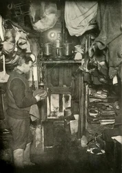 The Acetyle Gas Plant, Over the Door, c1908, 1909