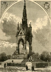 Albert Memorial, c1876.