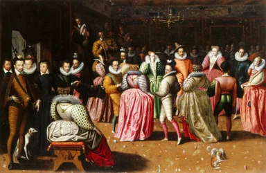 Ball ranskalaisen Henrik III:n hovissa, 1575-1600.