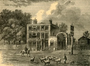 Kello Edmontonissa, vuodelta 1876.