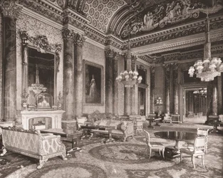 Blue Drawing Room, Buckinghamin palatsi, Lontoo, 1894.