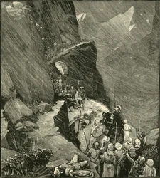 Karthagolaiset ylittävät Alpit, 1890.