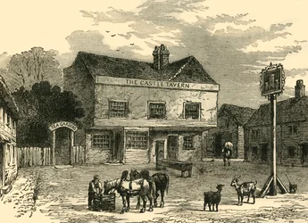 Castle Tavern, Kentish Town Road, vuonna 1800, n. 1876.