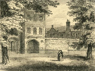 Charterhouse, aukiolta, vuodelta 1872.