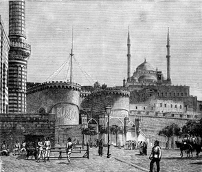 Citadel, Kairo, Egypti, 1900