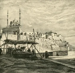 Saladinin rakentama Kairon linnoitus, 1890.