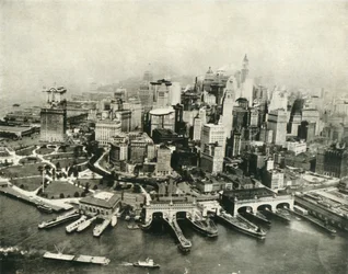 New Yorkin kaupunki ilmasta katsottuna, 1936.