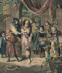 Tanssiva koira, 1800-luku.