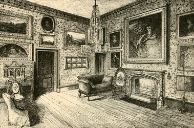 The Drawing Room Abbotsfordissa, 1882.