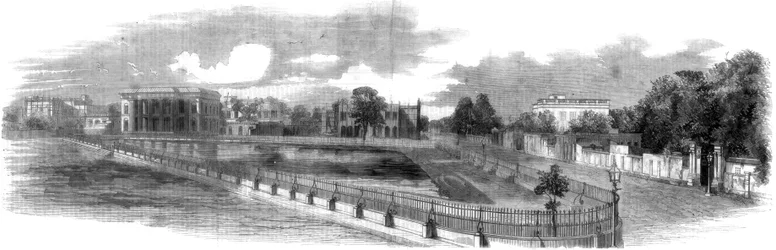 Dunkin Bustee, Chowringhee, Kalkutta, Intia, 1860