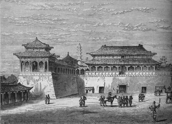 Keisarin palatsi, Pekin, 1880