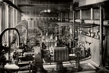 Ensimmäinen Parsons Turbo-Electric Generating Station, c1916
