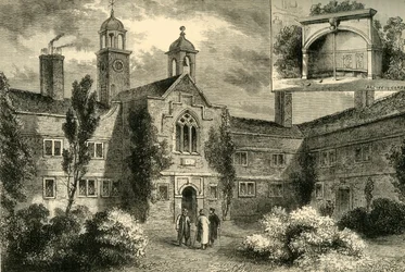 The Fishmongers Almshouses vuonna 1850, c1878.