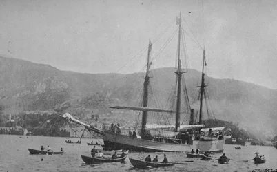 The Fram Leaving Bergen, 1893, 1897