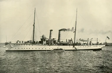 Saksalainen pantteri tykkivene, 1919.