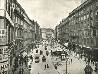 Graben, Wien, Itävalta, 1895.
