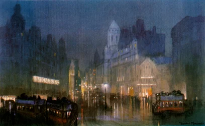 Tottenham Court Roadin Grand Canal. c1900-1940