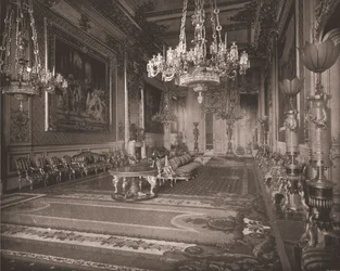 Suuri vastaanottohuone, Windsorin linna, Berkshire, 1894.