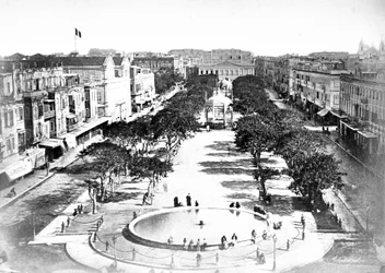 Grand Square, Aleksandria, Egypti, 1910-luku
