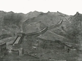 Great Wall, Pekin, Kiina, 1895.