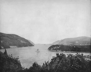 Hudson-joki West Pointissa vuonna 1897.