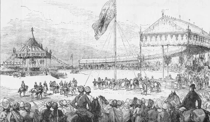Imperial Durbar Delhissä, Intiassa, 1. tammikuuta 1877 1908.