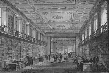 The Kings Library, Lontoo, 1878