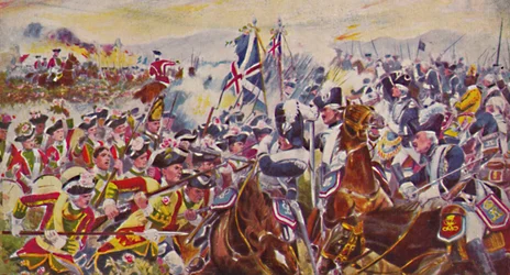 Kings Own Yorkshiren kevyt jalkaväki. Battle in the Rosefields At Minden, 1759, 1939